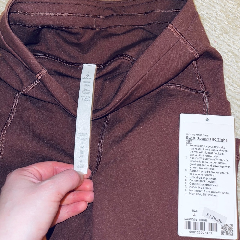 NWT  Lululemon Swift Speed High-Rise Tight 28" - Picture 16 of 16